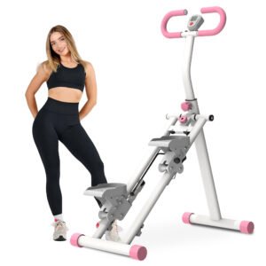ClimbStep Vertical Climber Stair Stepper (Upgrade) - Pink