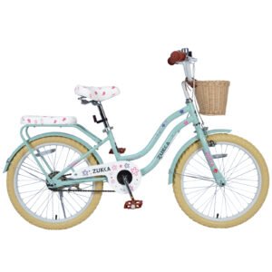20" Girls Bike with Basket - Green