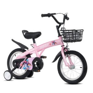 Sportster Kids Bike 16" (Training Wheels + Kickstand) - Pink
