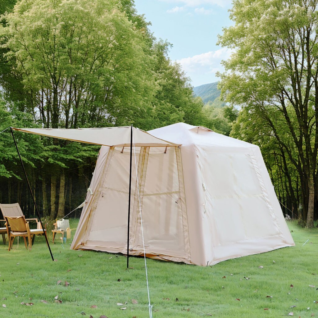Inflatable Camping Tent with Canopy