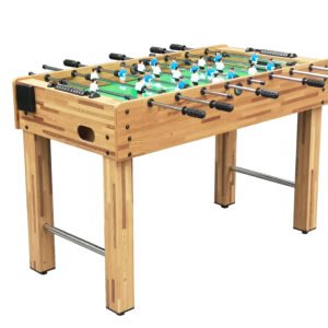 PlayArena Multi-Game Table (Soccer/Foosball/Football) - Natural Wood