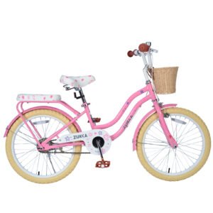 20" Girls Bike with Basket - Pink