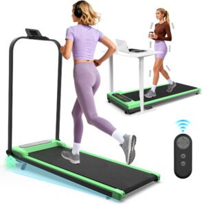 FoldRun 2-in-1 Foldable Treadmill (Incline + Vibration) - Green