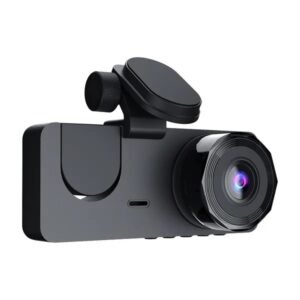 3 Channel Dash Cam Front Inside Rear Vehicle Driving Recorder