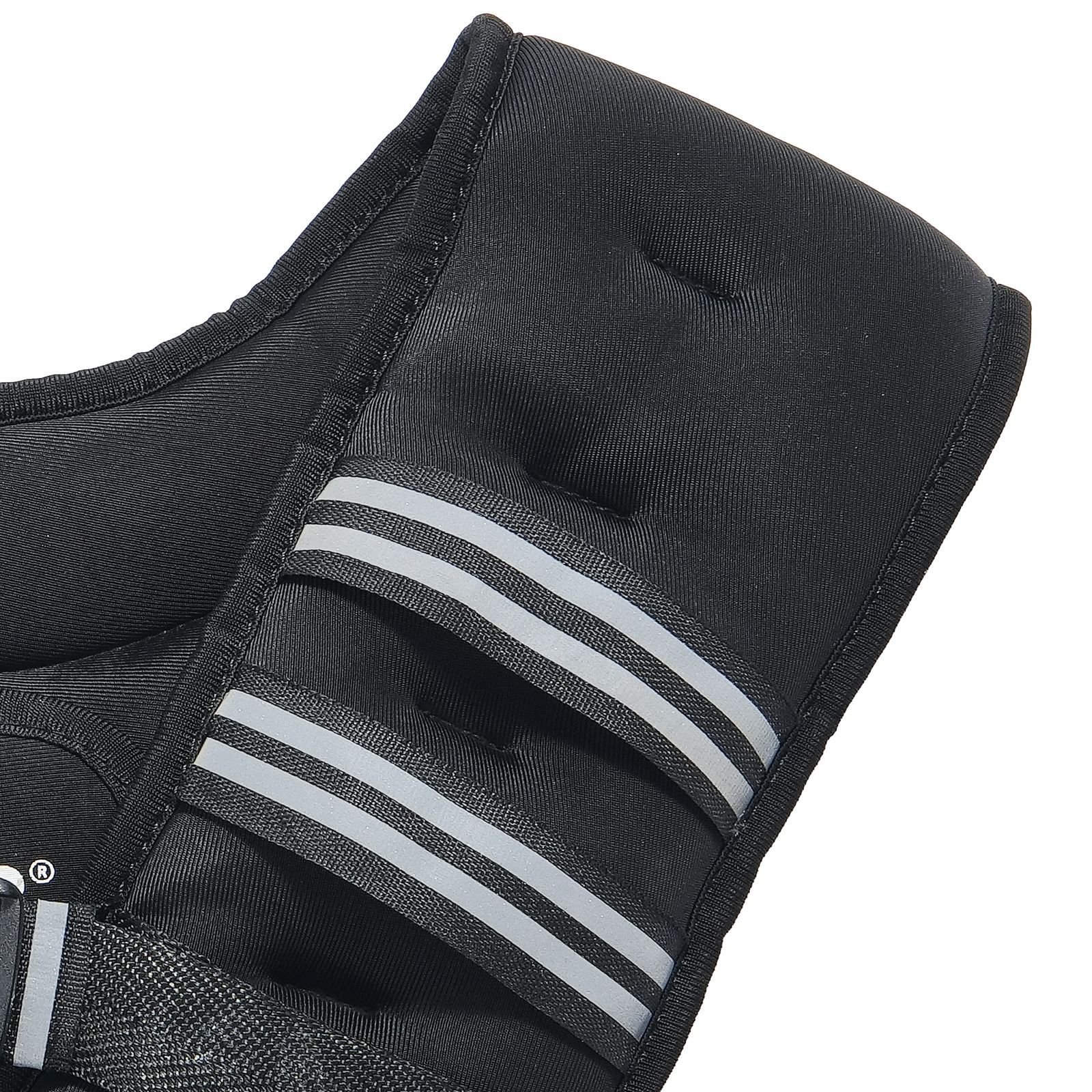 30 lbs Weight Vest with Reflective Stripe, Adjustable Buckle, for Men Women - Image 5