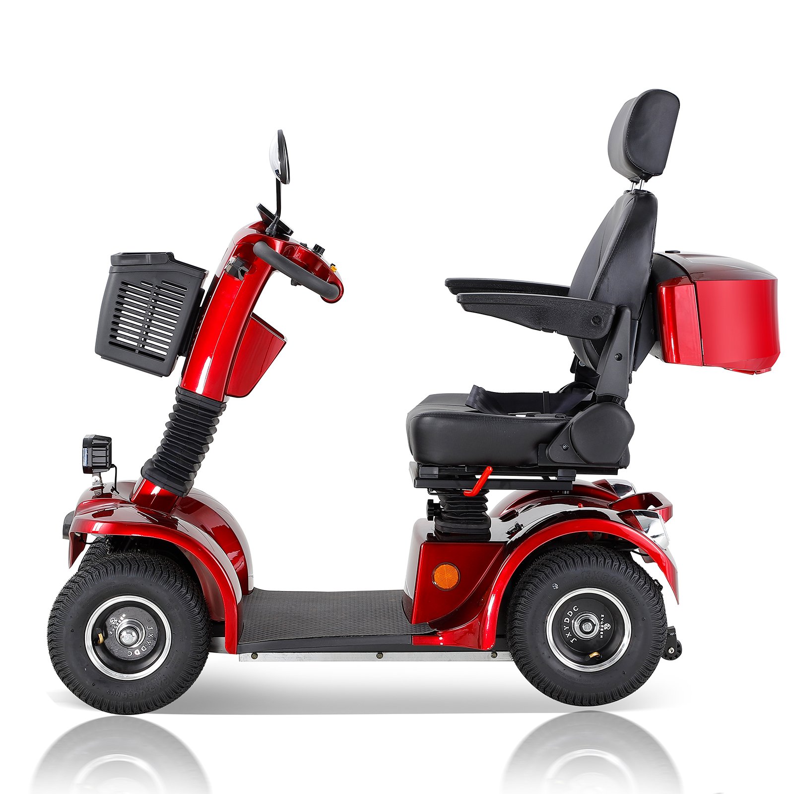 Heavy Duty Mobility Scooter for Seniors with Electromagnetic Brake,500W Motor 330LBS Capacity Electric All Terrain Powered Mobility Scooter - Image 8