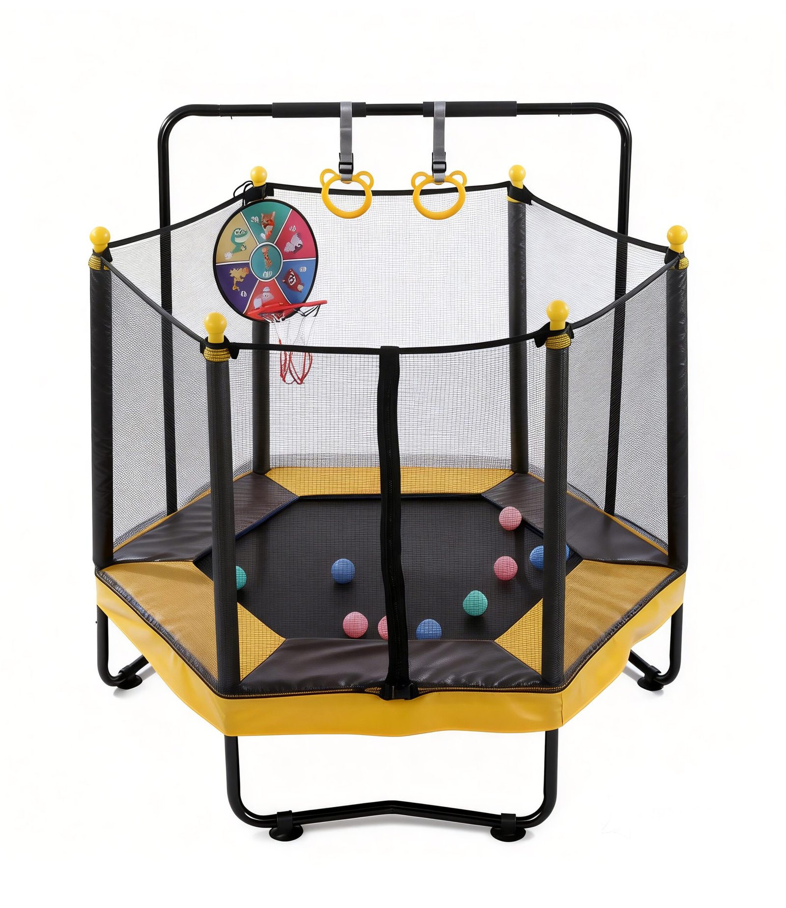 54 Inch Trampoline for Kids with Enclosure - Image 3