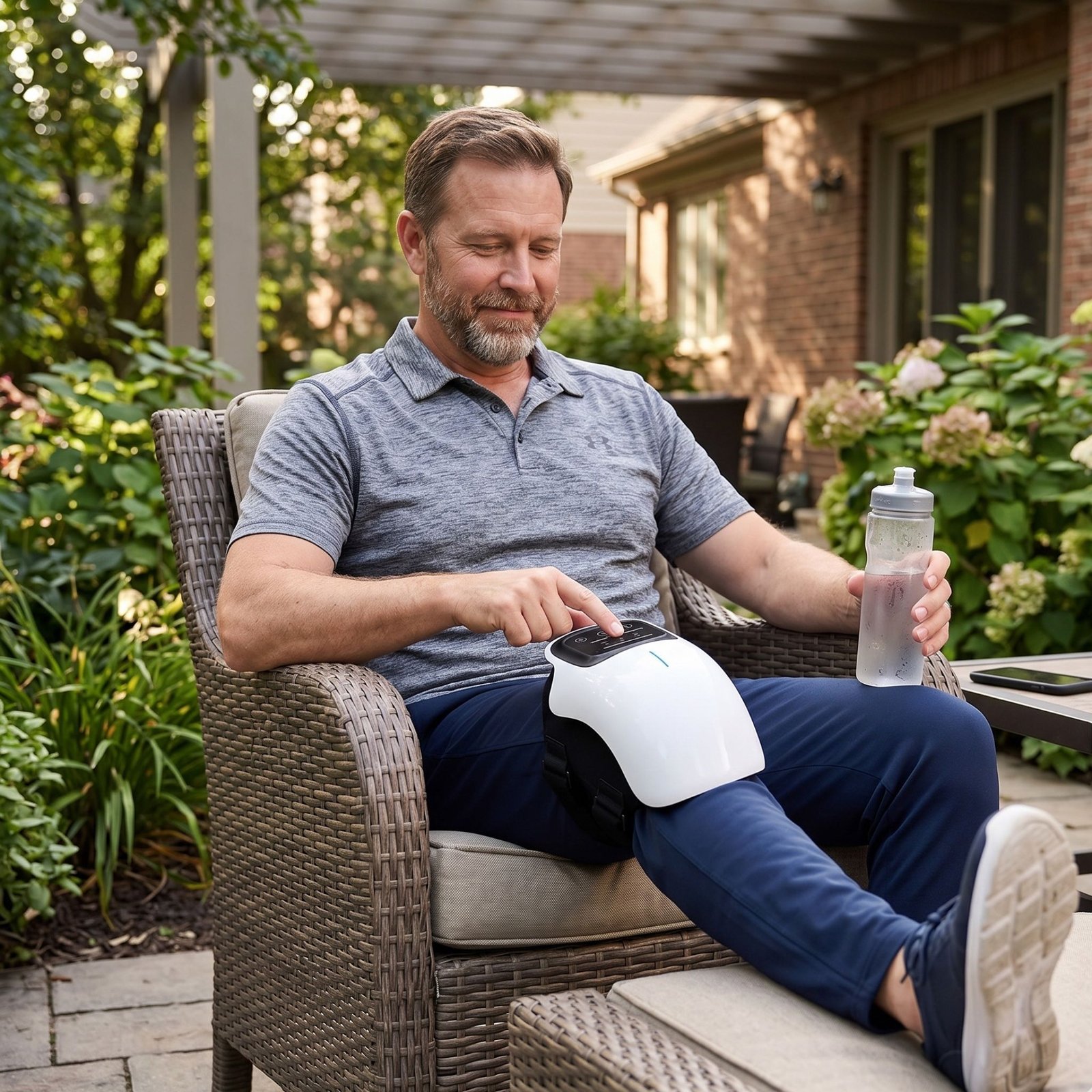 Smart Knee Massager - Wireless Electric Knee Massage Wrap with Pulse Technology - Image 2