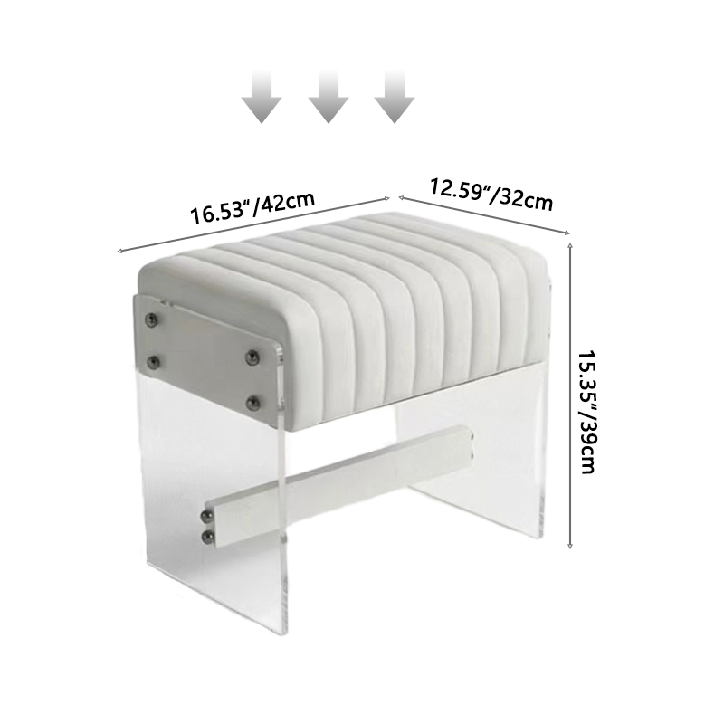 Modern luxury modern minimalist dressing stool - Image 13