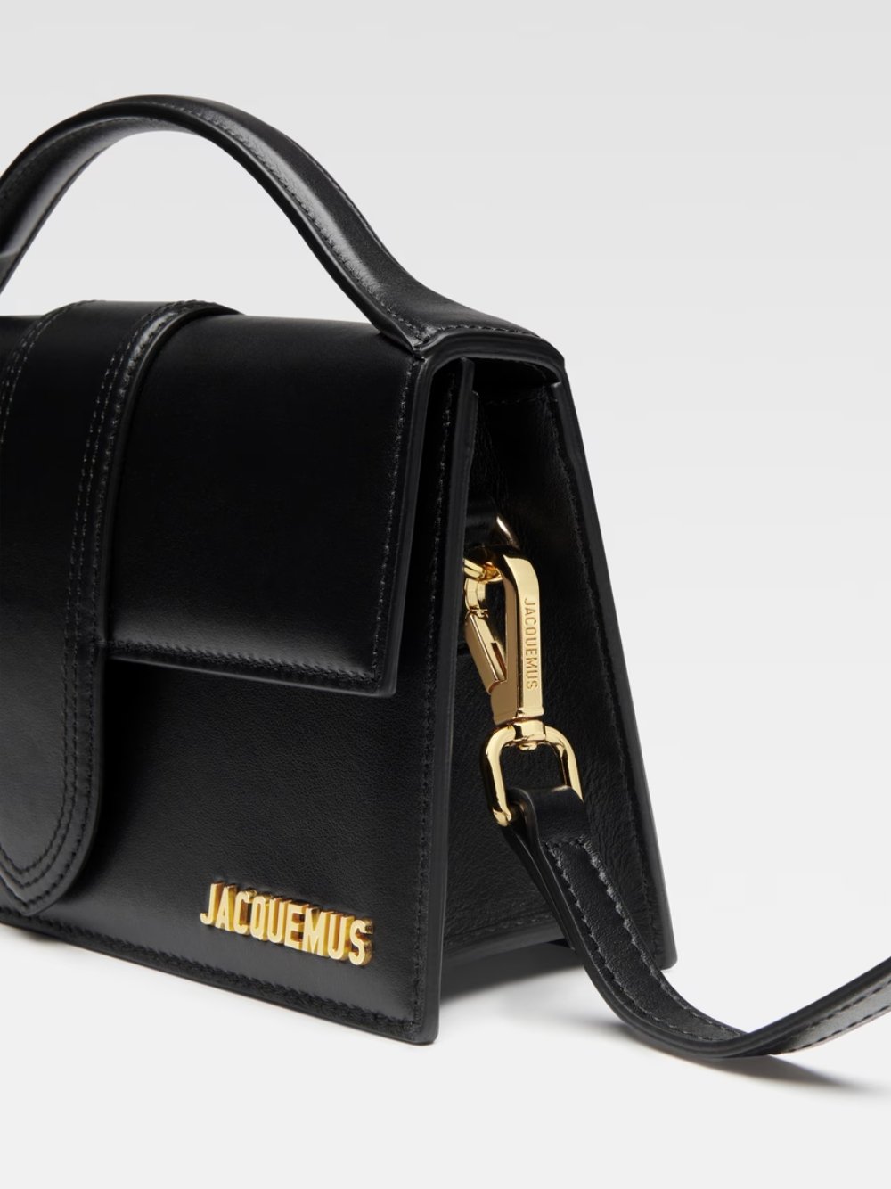 Jacquemus Black Leather Le Grand Bambino Handbag - Image 3