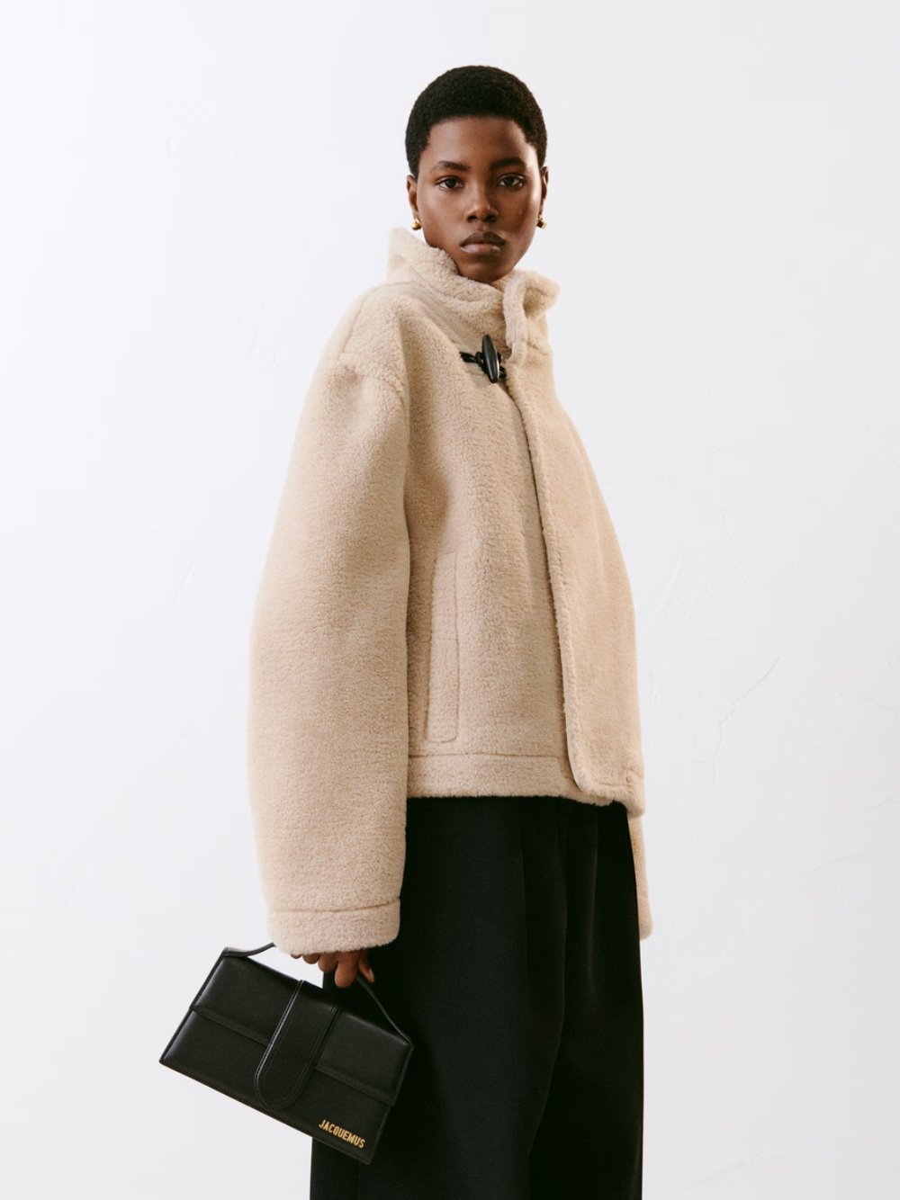 Jacquemus Black Leather Le Grand Bambino Handbag - Image 5