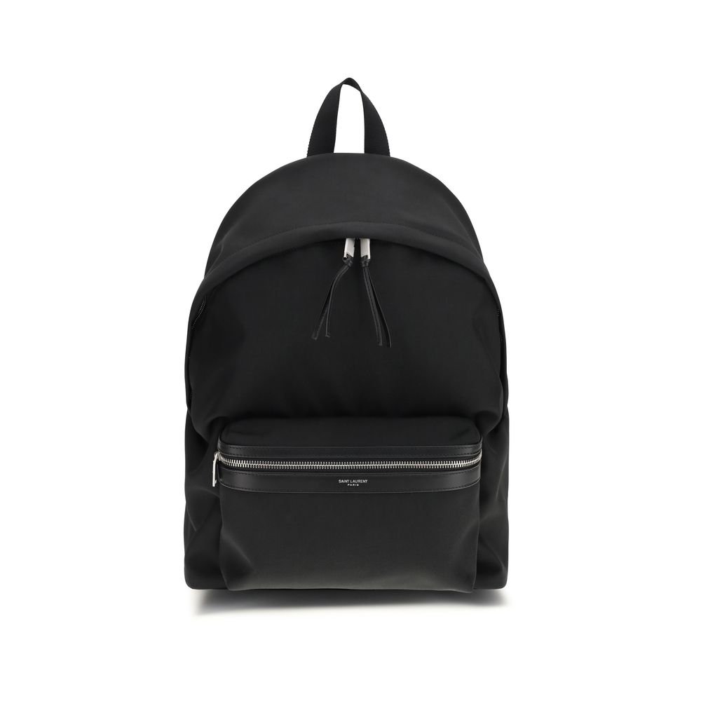 Saint Laurent Black Nylon Backpack