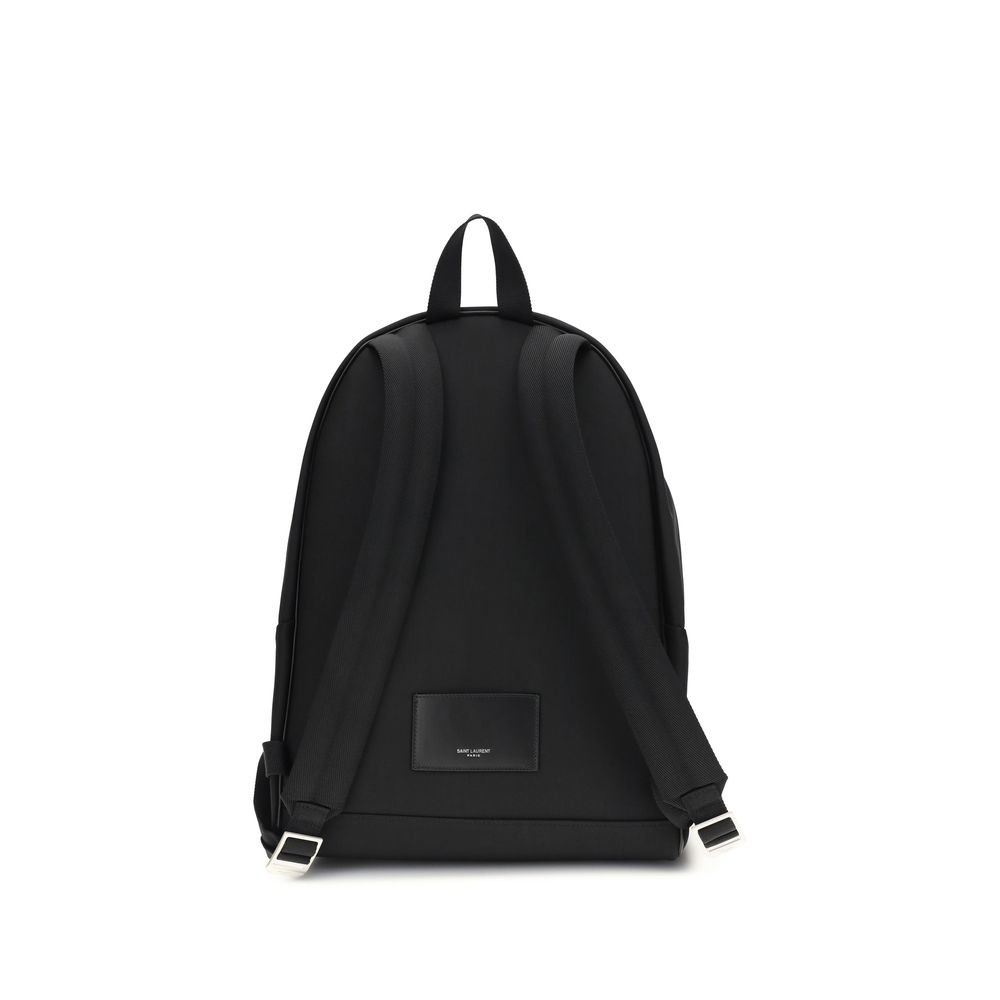 Saint Laurent Black Nylon Backpack - Image 2