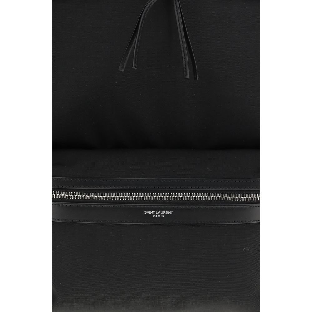 Saint Laurent Black Nylon Backpack - Image 3