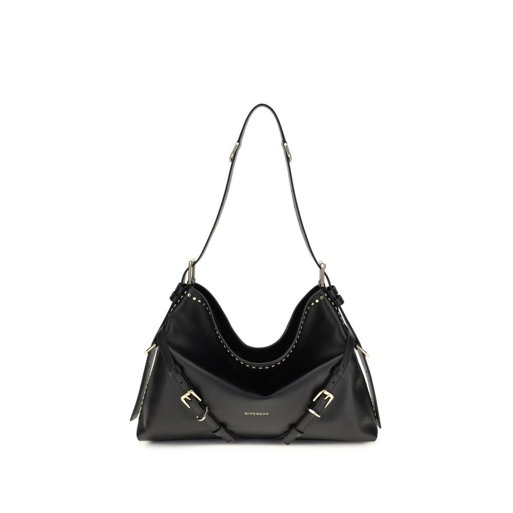 Givenchy Black Calf Leather Bos Taurus Shoulder Bag