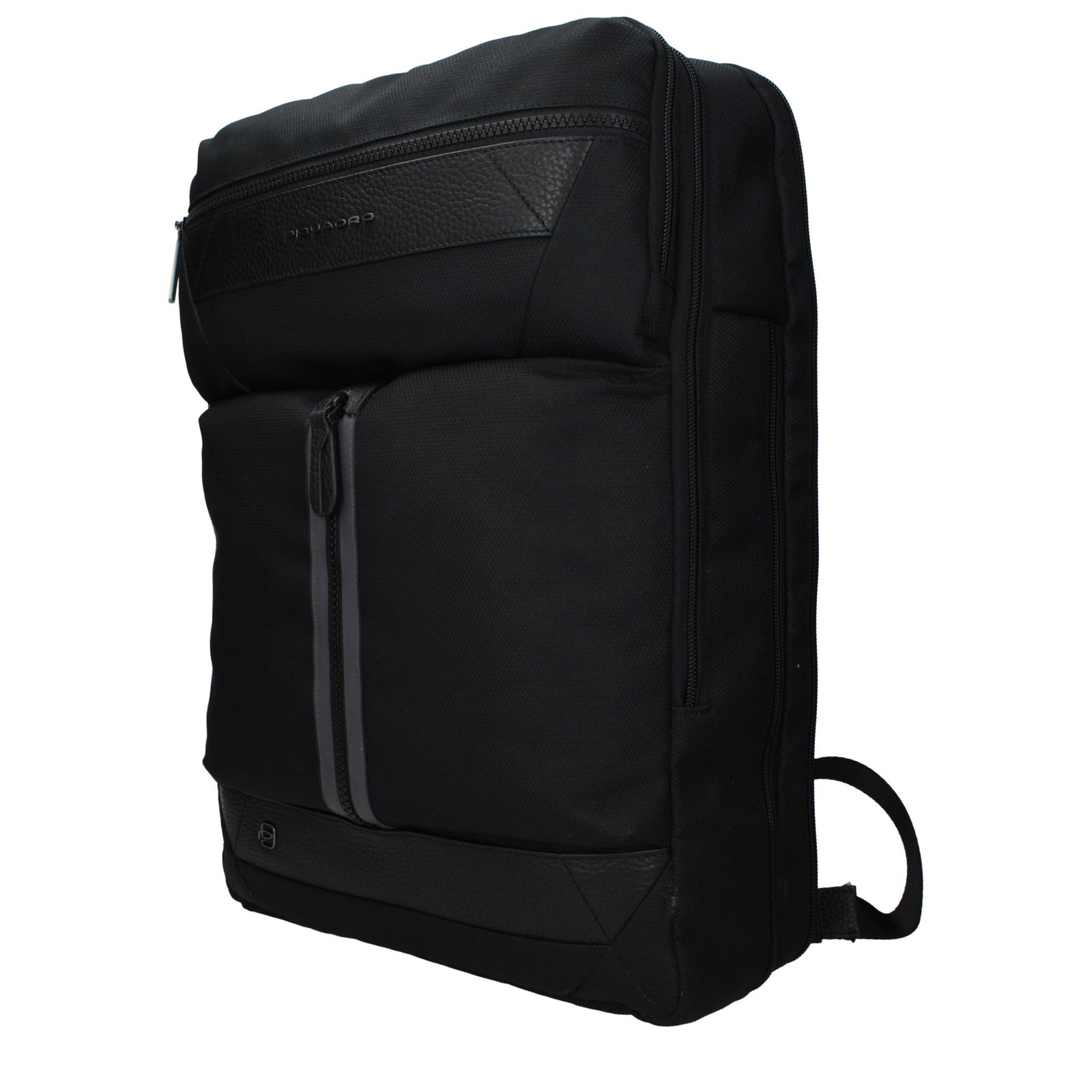 Piquadro Black Fabric Backpack - Image 2