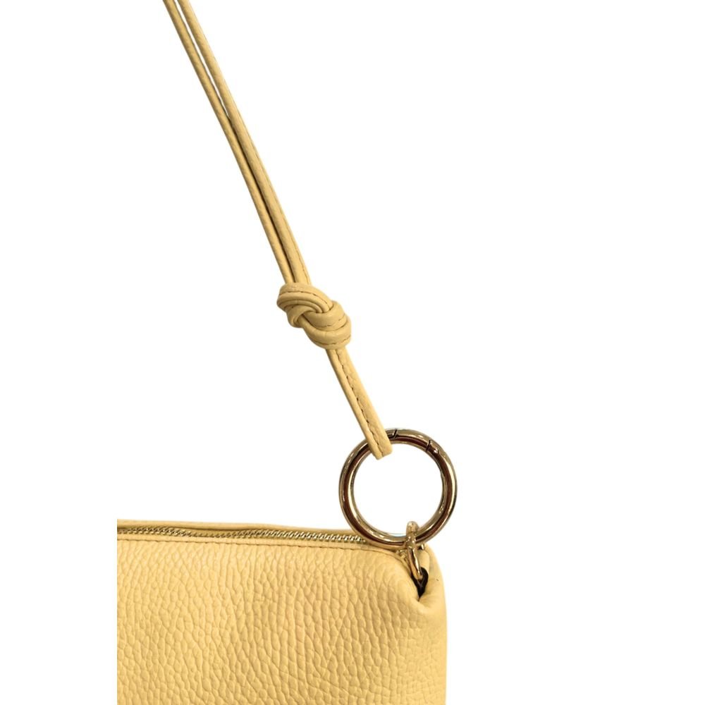 Baldinini Trend Yellow Leather Women Bag - Image 6