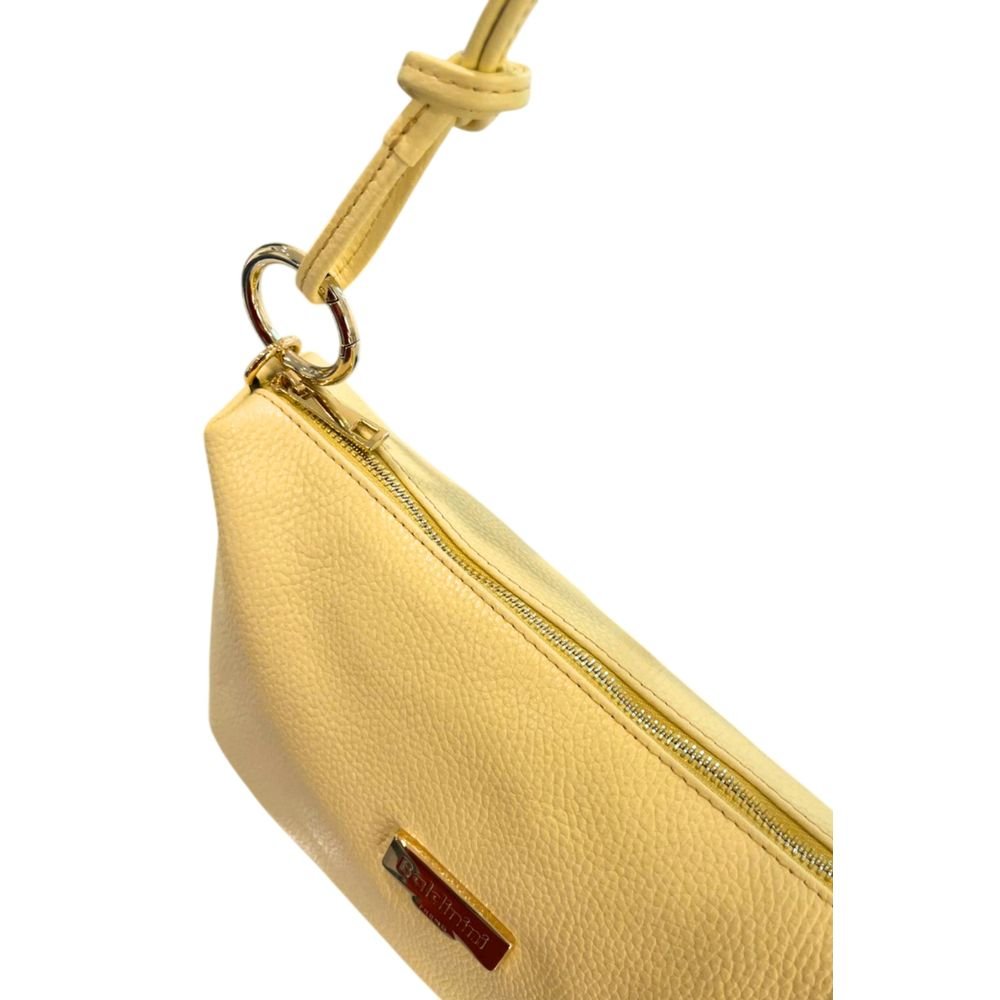 Baldinini Trend Yellow Leather Women Bag - Image 7