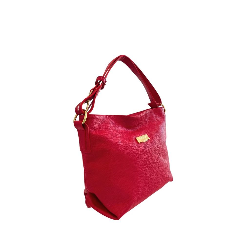 Baldinini Trend Red Leather Women Bag - Image 2