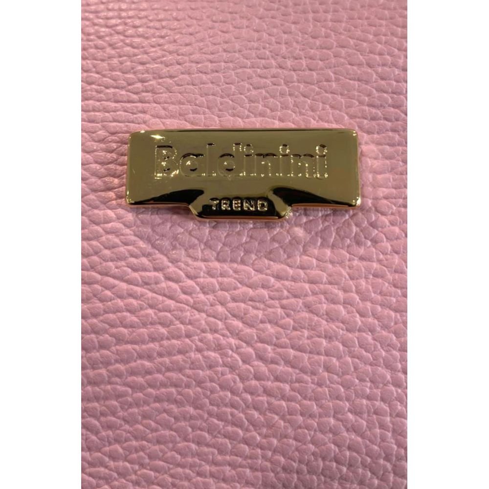 Baldinini Trend Pink Leather Women Bag - Image 5