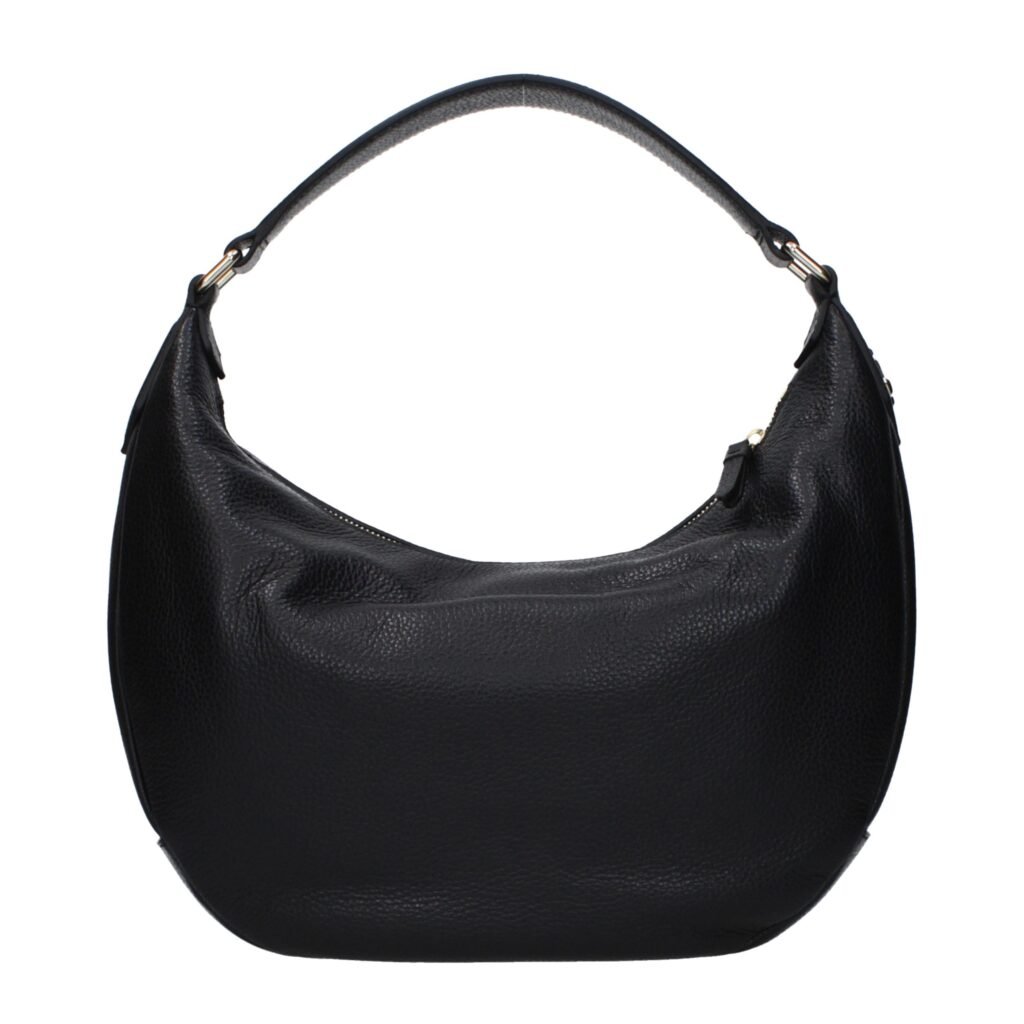 Jimmy Choo Black Leather Shoulder Bag