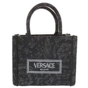 Versace Women'S 'Extra Small Athena' Shopping Bag Black