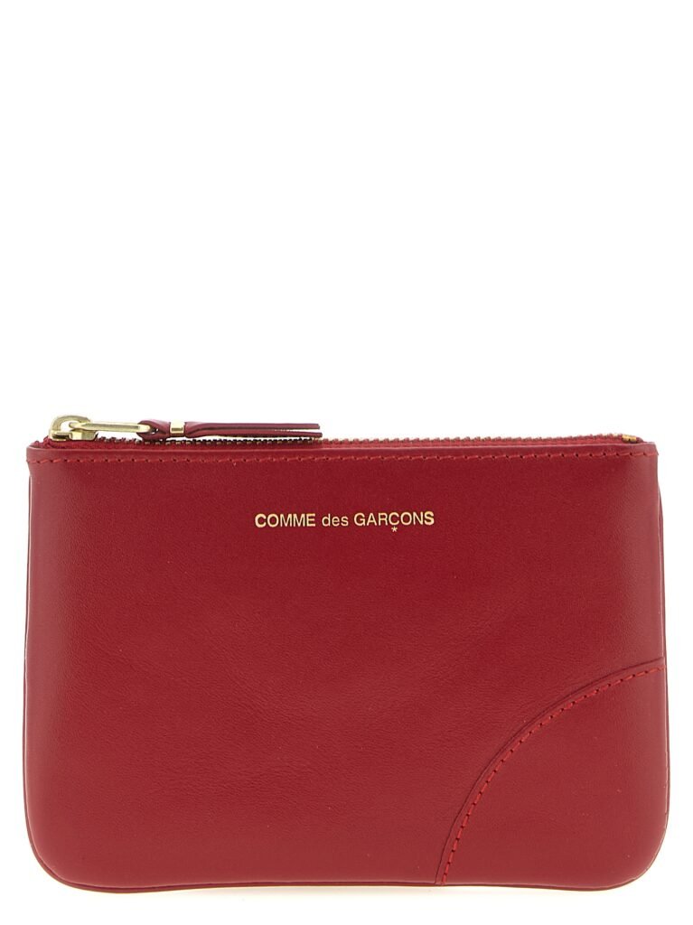 Comme Des Garçons Red Calfskin Cardholder