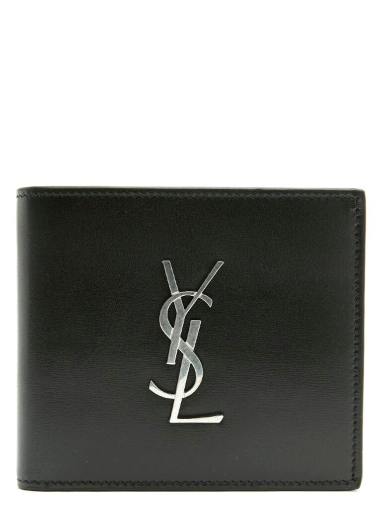 Saint Laurent Black Leather Wallet