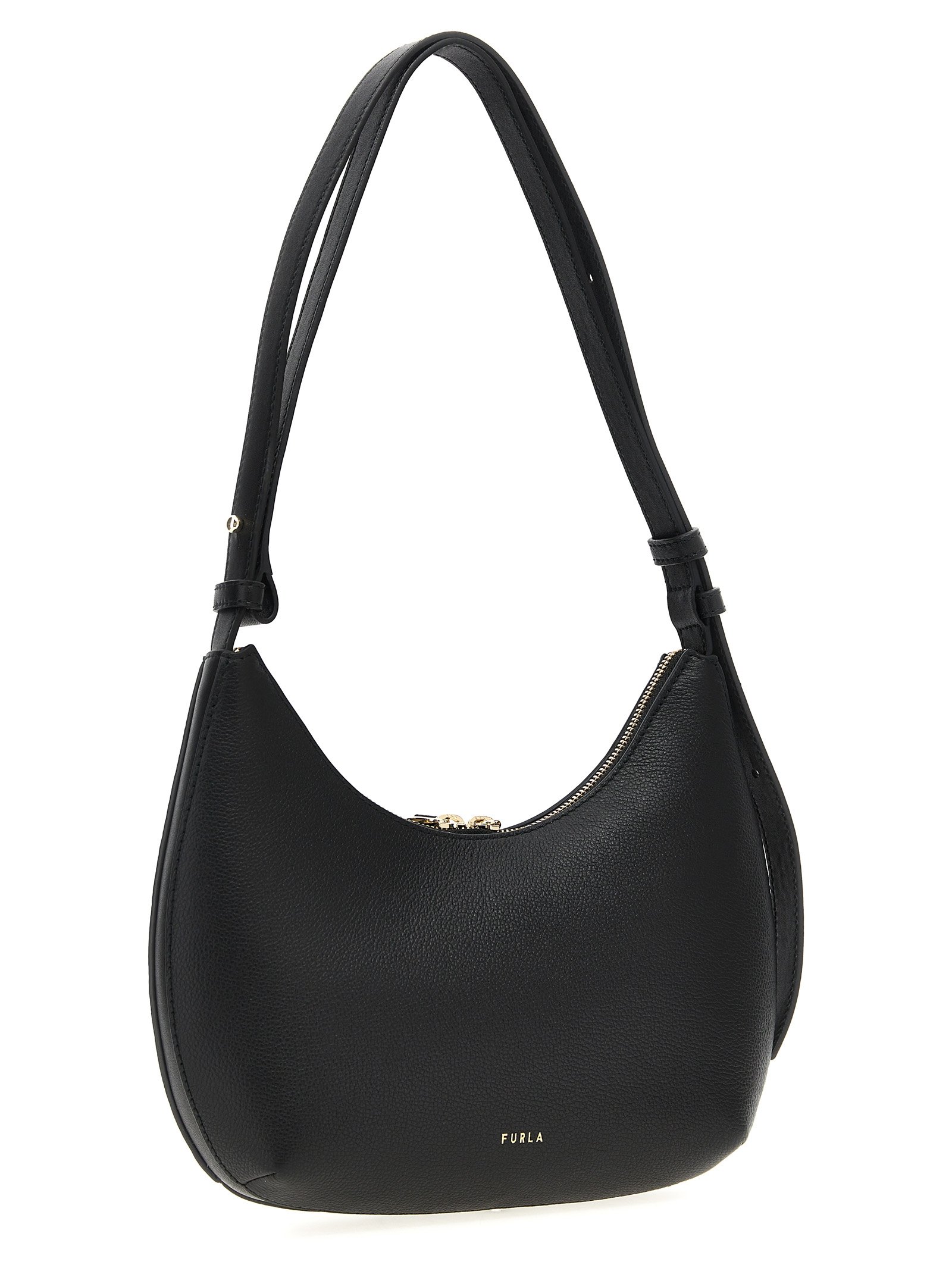 Furla Black Leather Shoulder Bag - Image 2