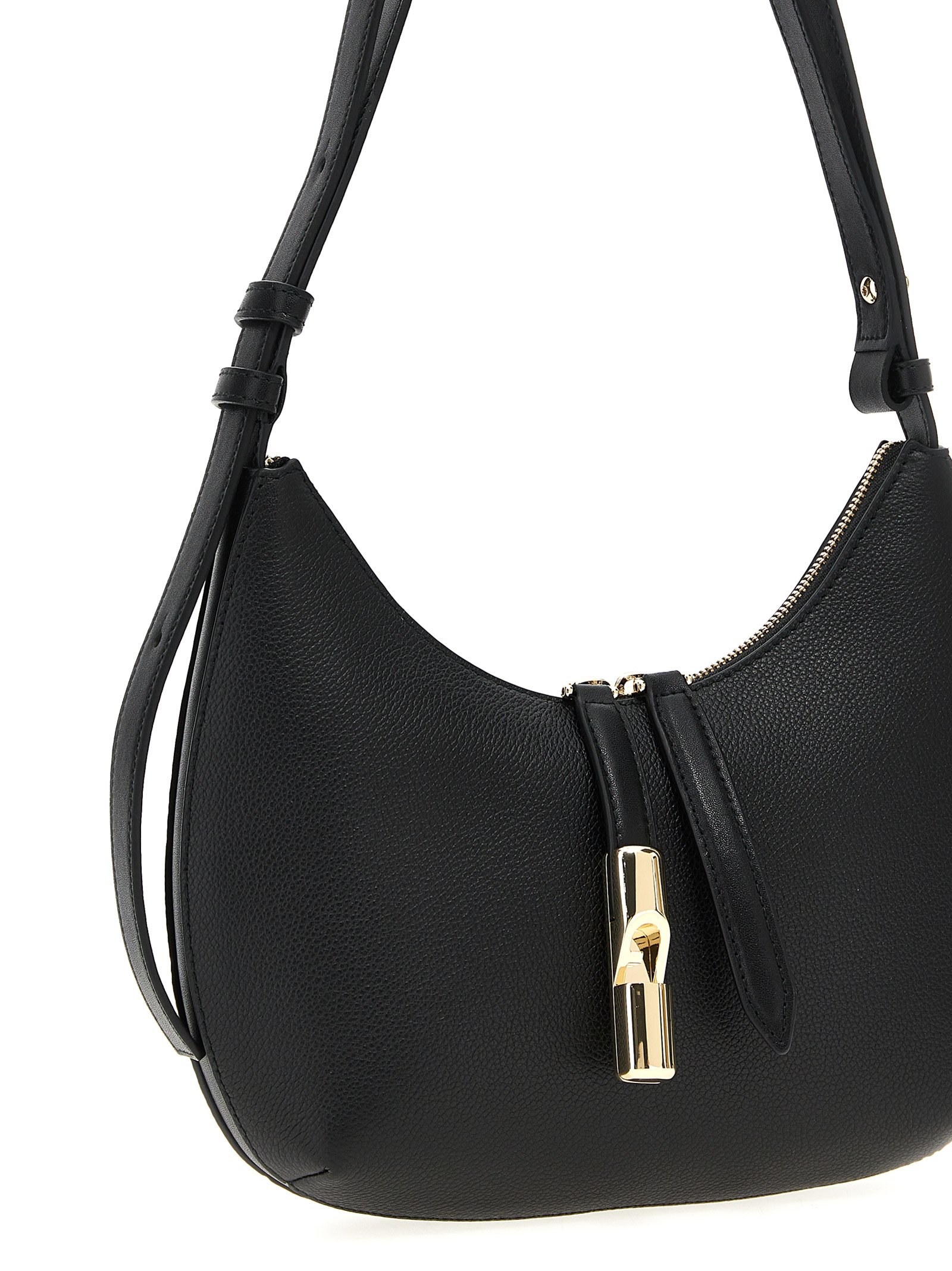 Furla Black Leather Shoulder Bag - Image 3