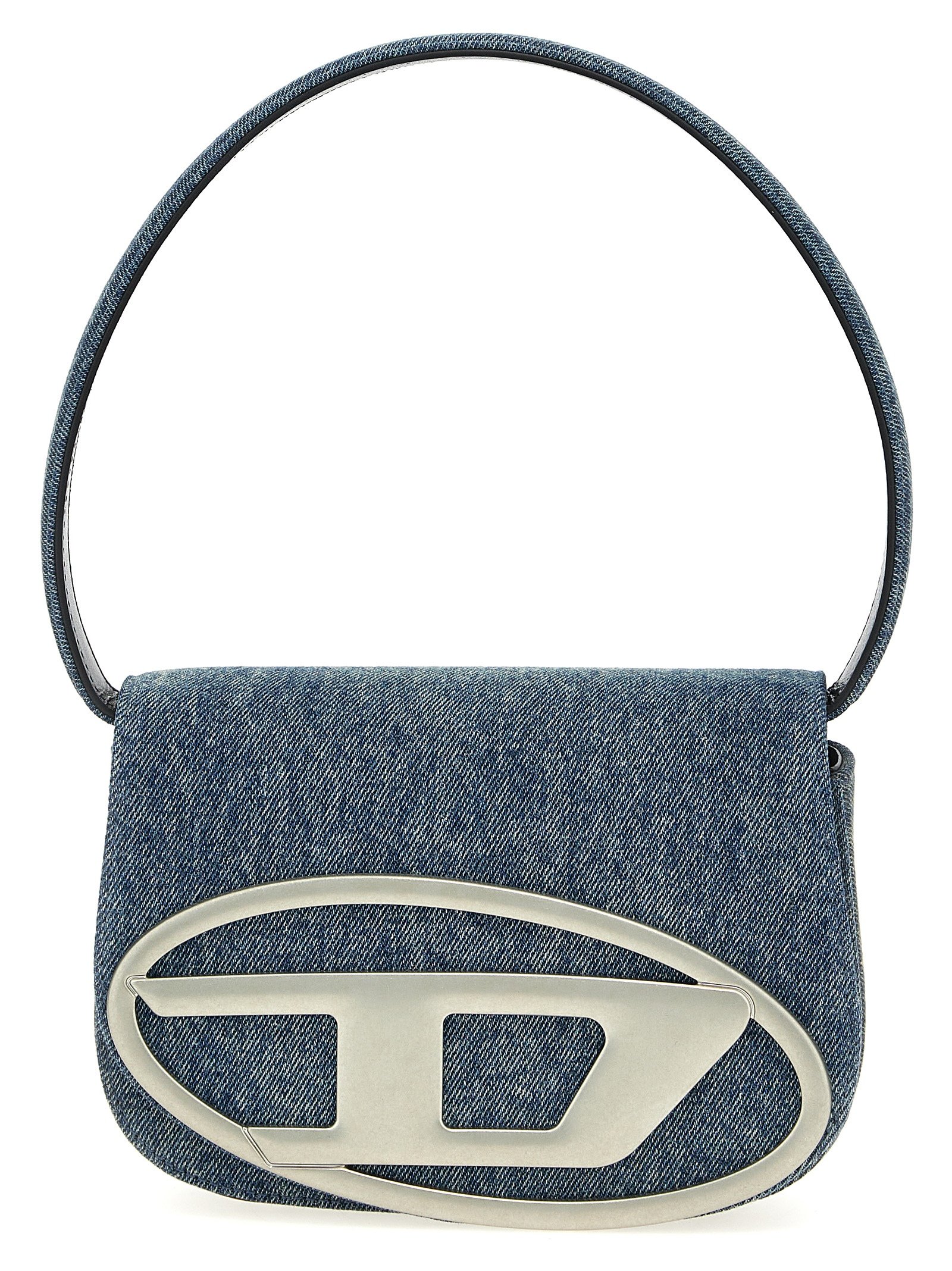 Diesel Blue Cotton Shoulder Bag