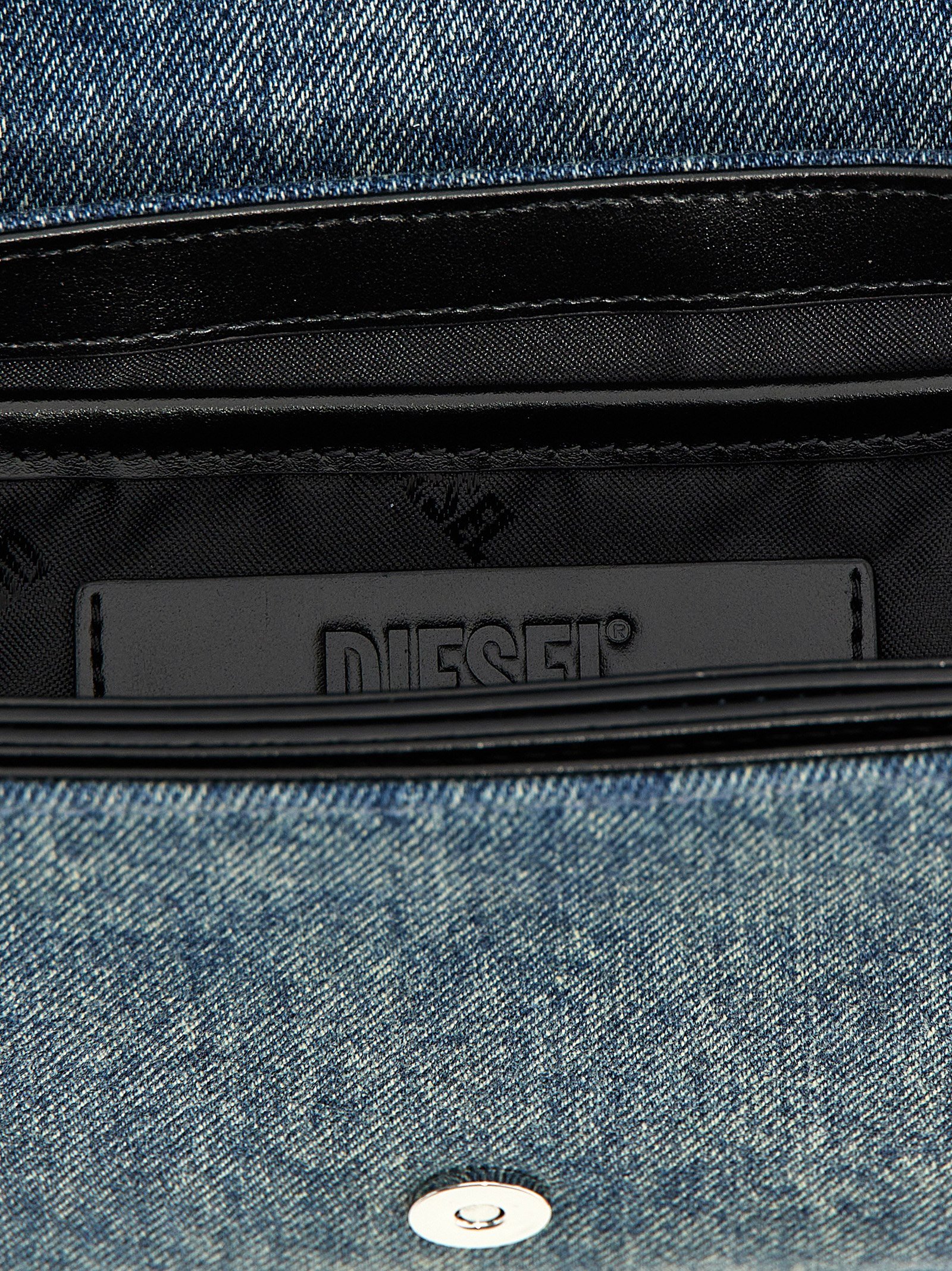 Diesel Blue Cotton Shoulder Bag - Image 4