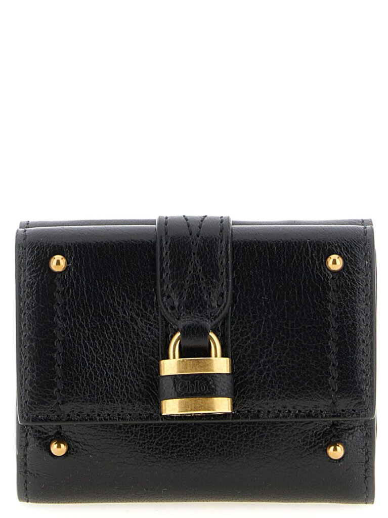 Chloé Black Buffalo Leather Cardholder