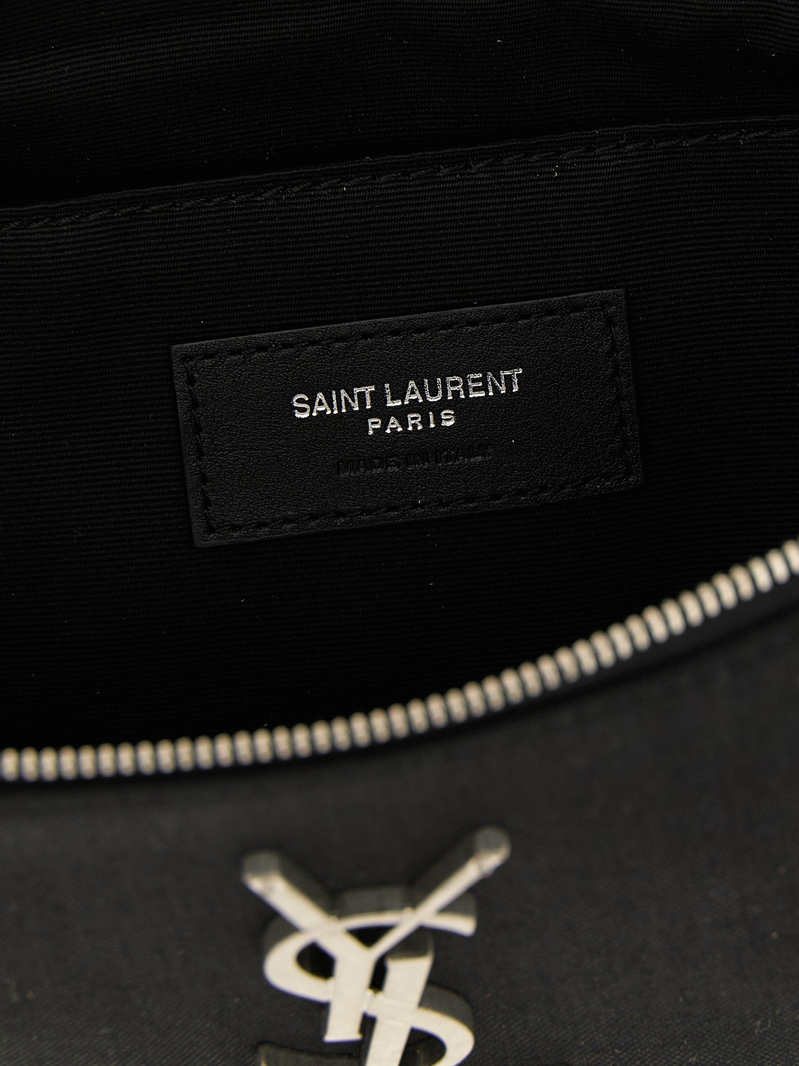 Saint Laurent Black Lamb Leather Crossbody Bag - Image 4