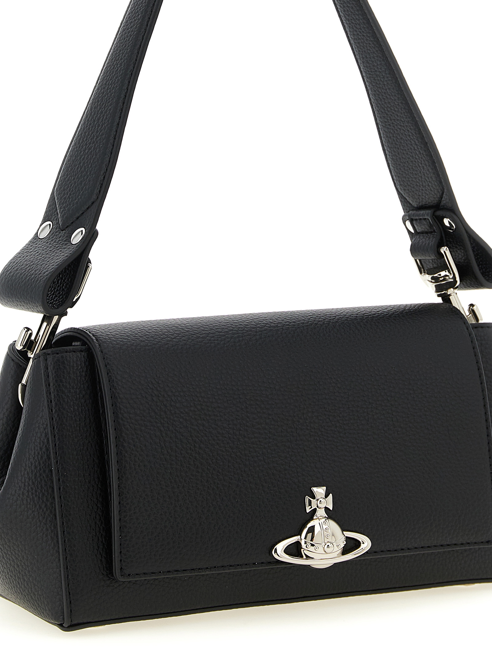 Vivienne Westwood Black Polyethylene Shoulder Bag - Image 3