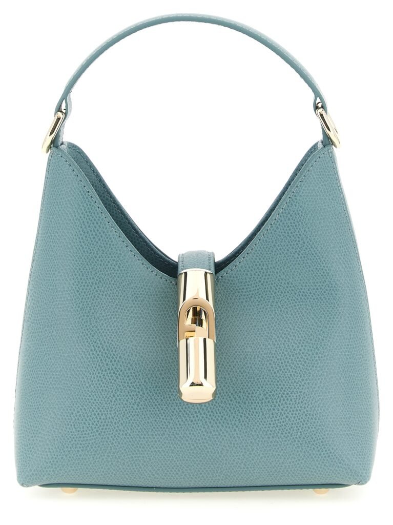 Furla Blue Calfskin Handbag