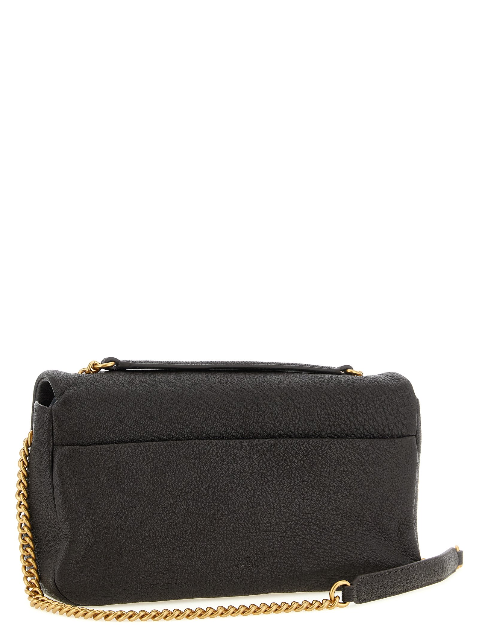 PINKO Brown Lamb Leather Shoulder Bag - Image 2