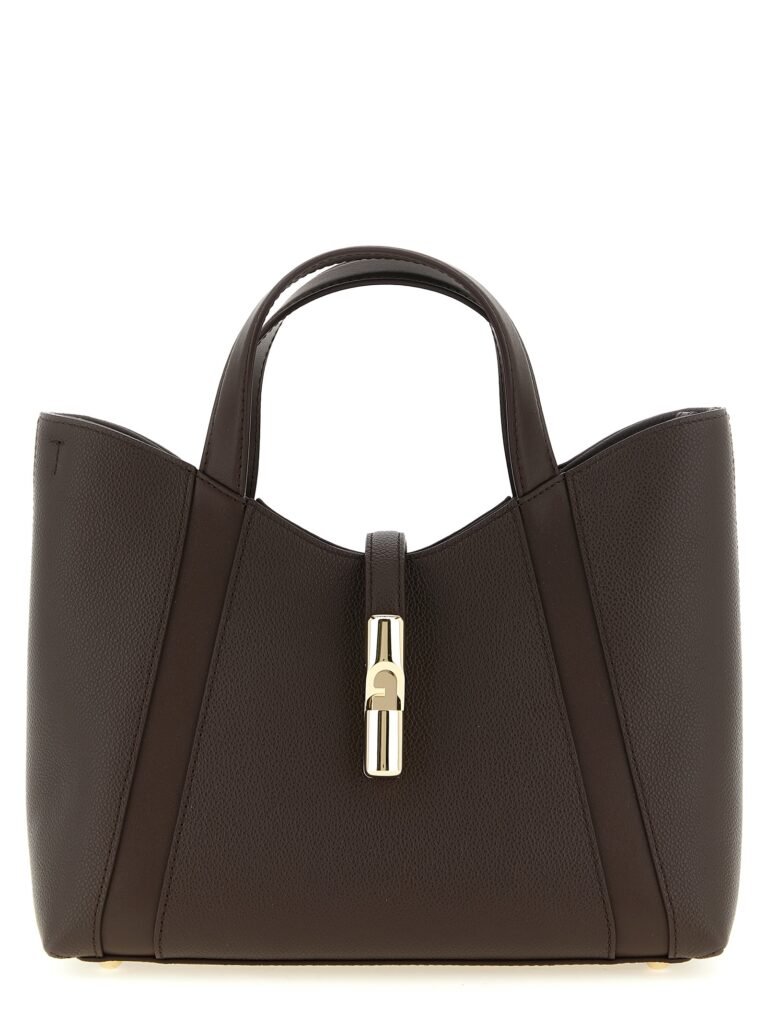 Furla Brown Calfskin Tote Bag
