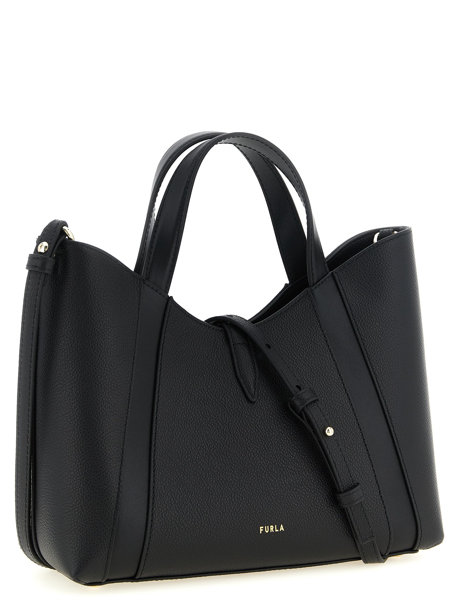 Furla Black Calfskin Tote Bag - Image 2