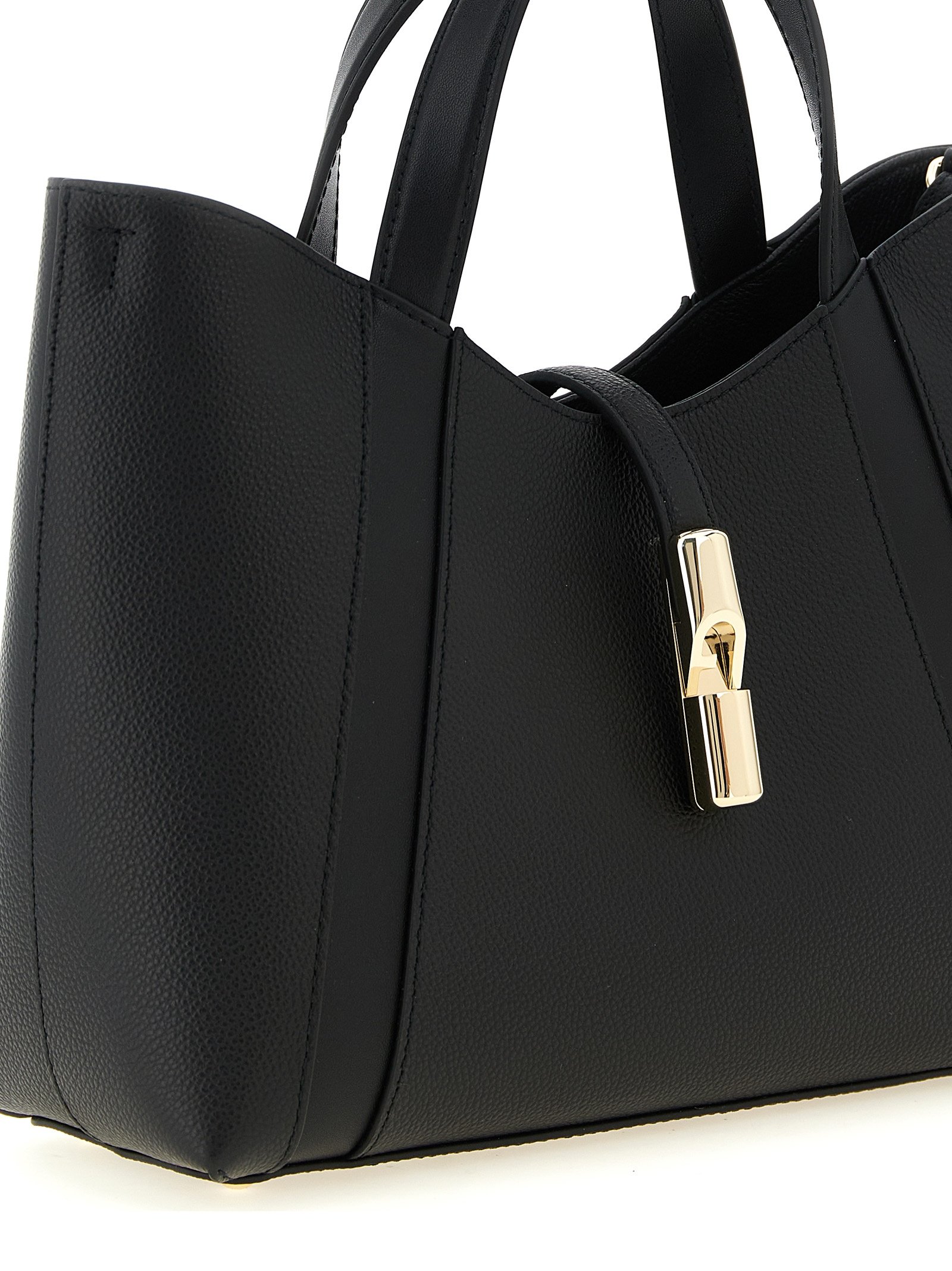 Furla Black Calfskin Tote Bag - Image 3