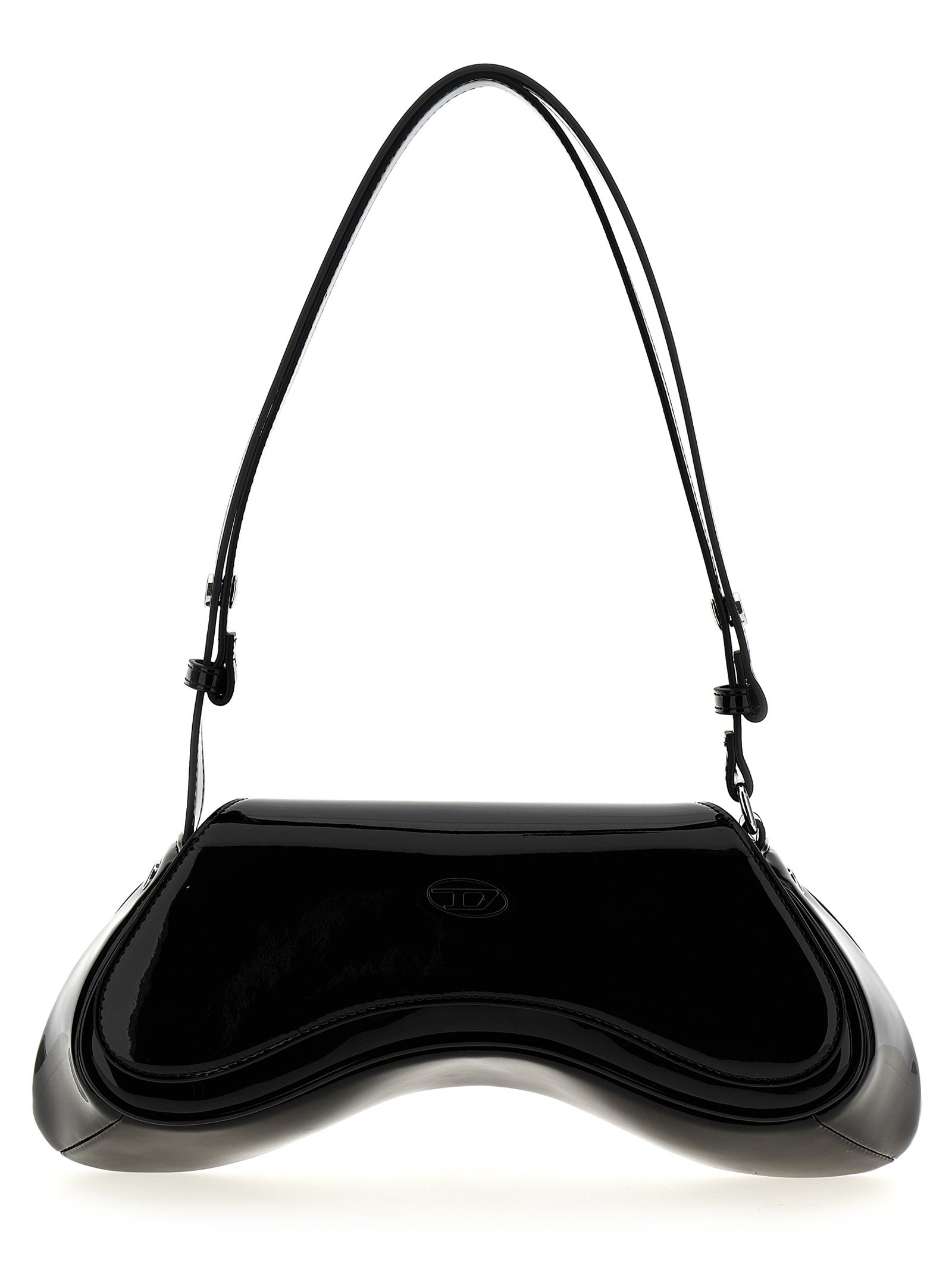Diesel Black Polyethylene Shoulder Bag
