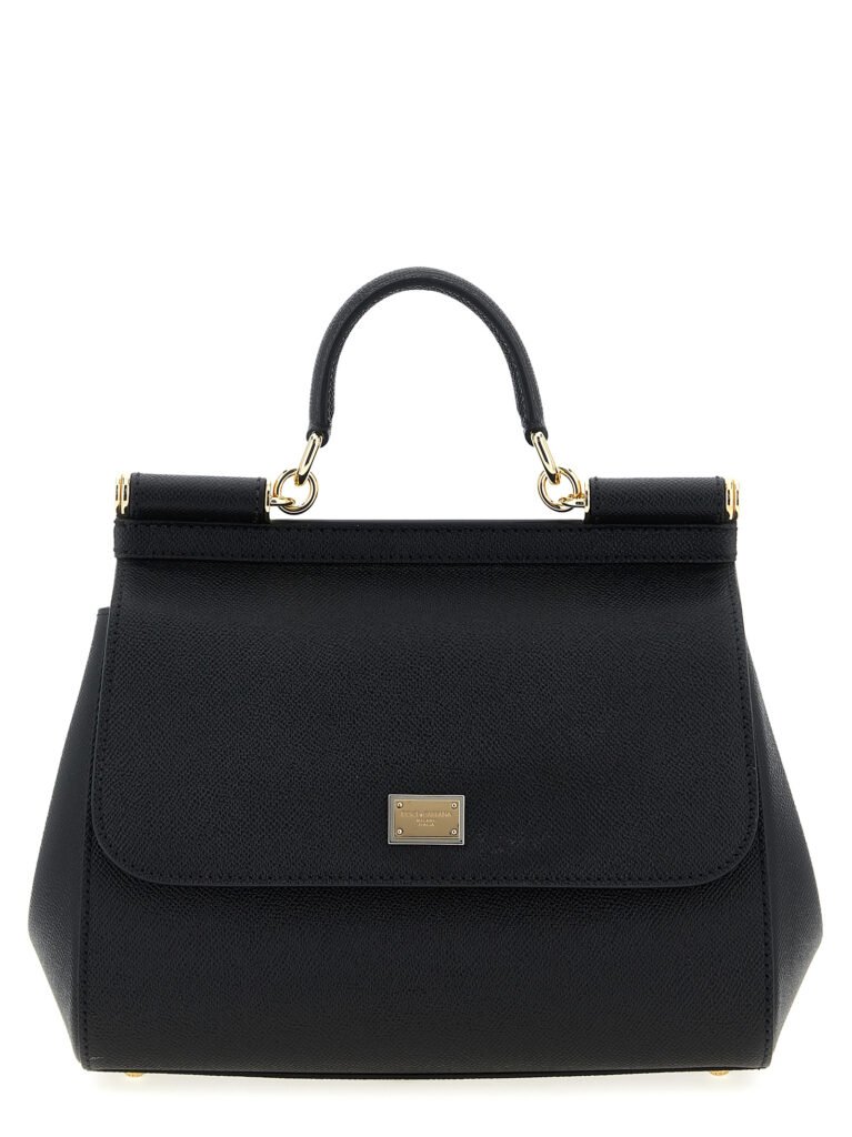 Dolce & Gabbana Black Calfskin Handbag