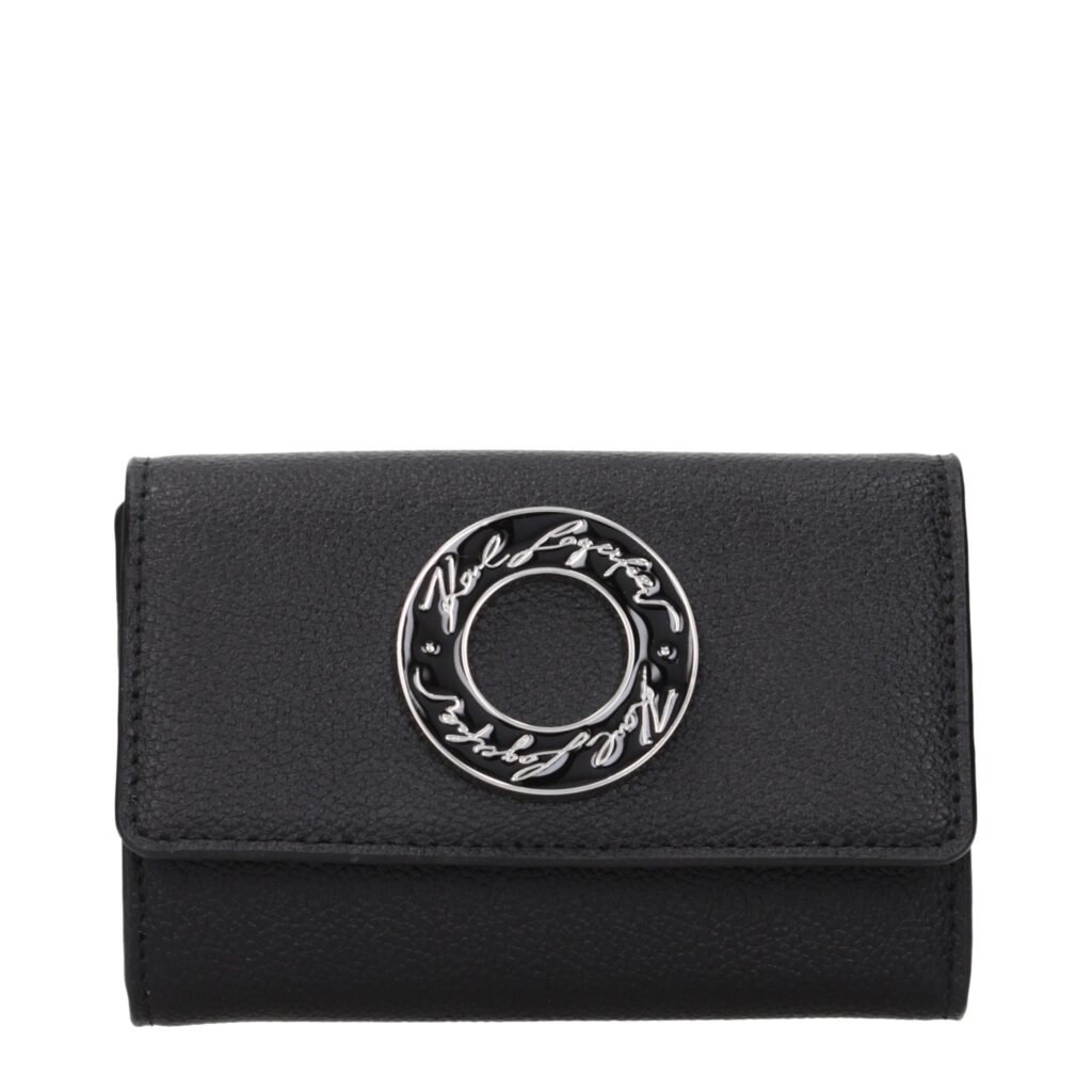 Karl Lagerfeld Black Polyester Wallet