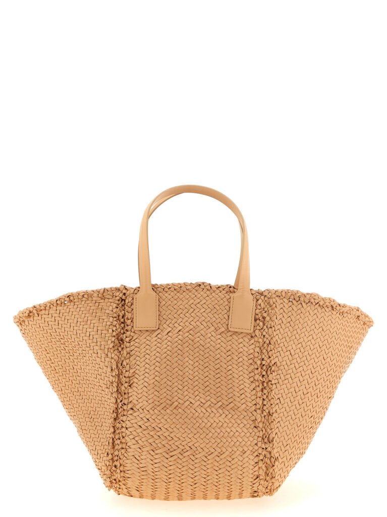 Dragon Diffusion Beige Calfskin Tote Bag