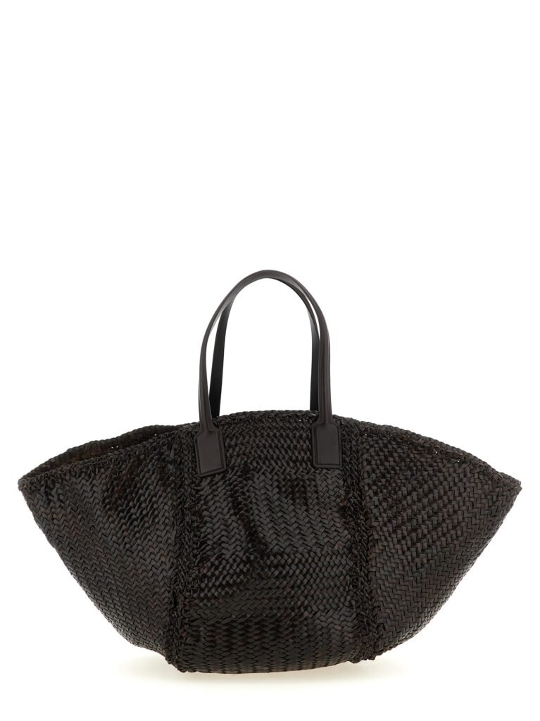 Dragon Diffusion Brown Calfskin Tote Bag