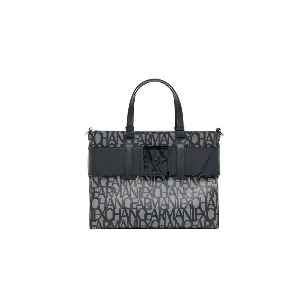 Armani Exchange Black Cotton Handbag