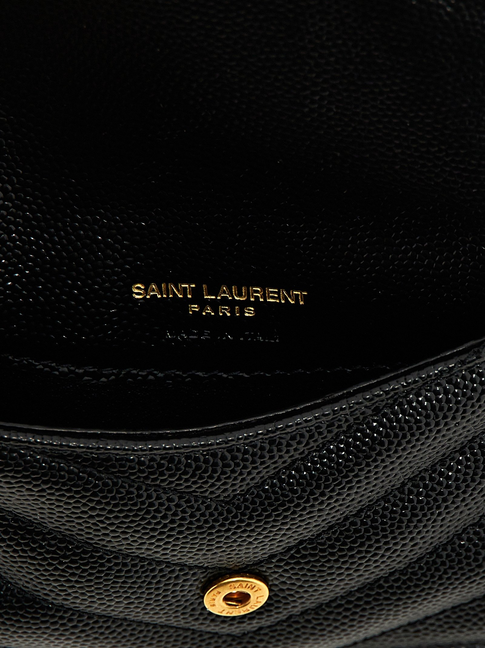 Saint Laurent Black Calfskin Cardholder - Image 3