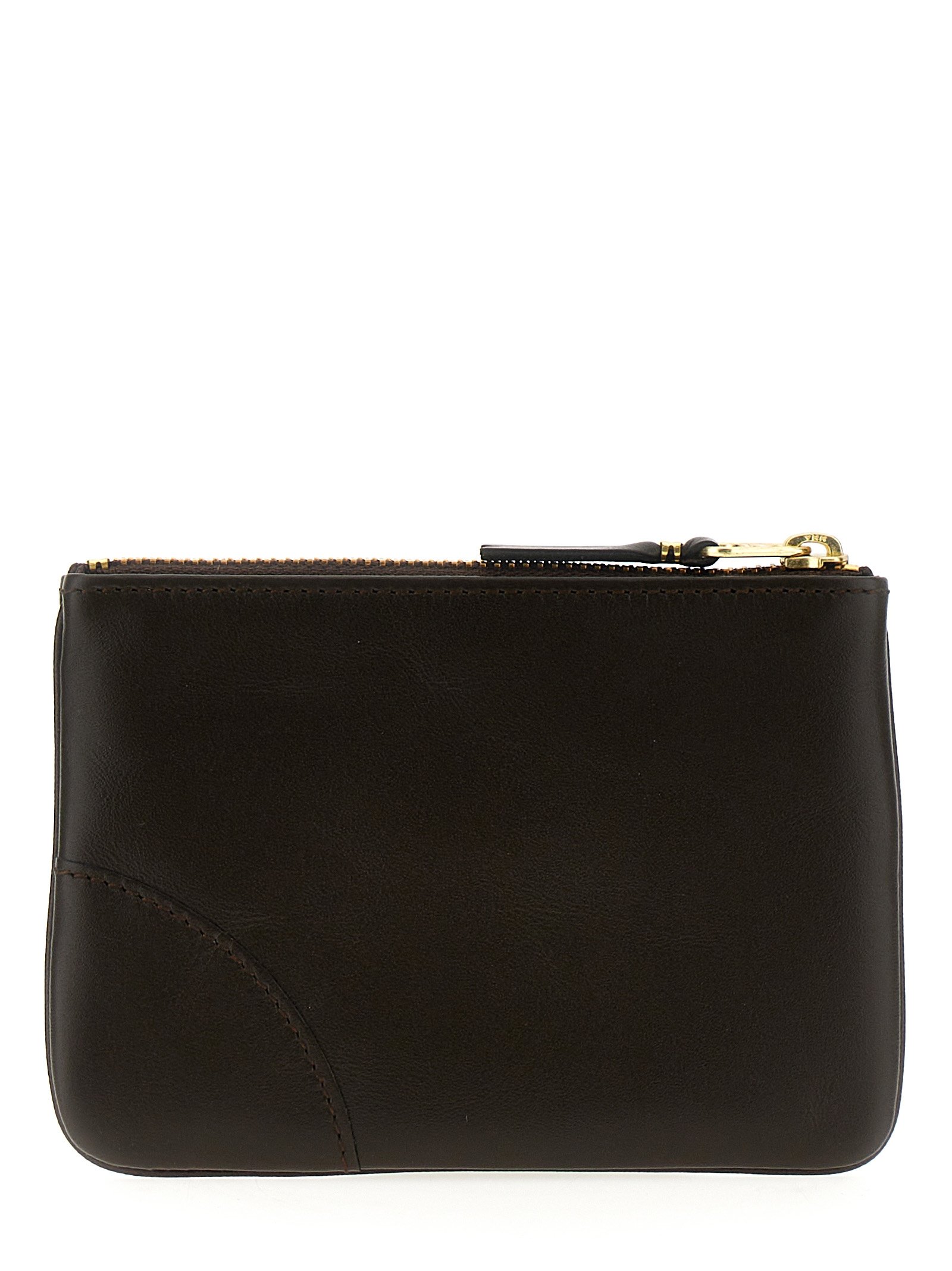 Comme Des Garçons Brown Calfskin Cardholder - Image 2