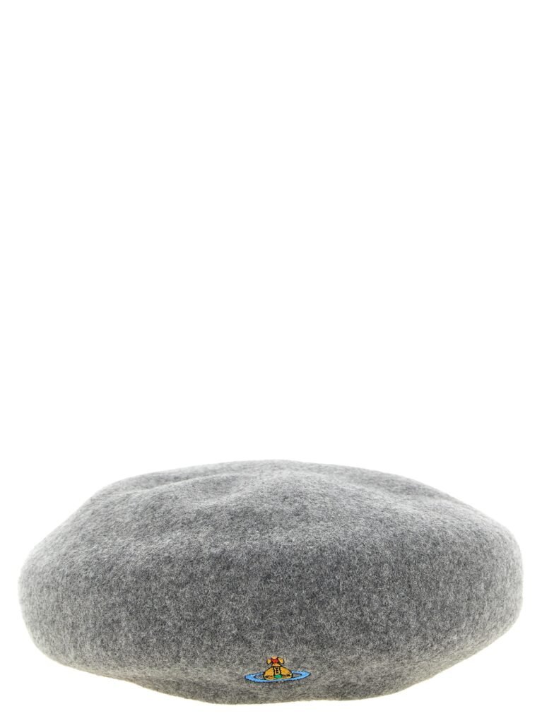 Vivienne Westwood Gray Wool Fatcap Hat