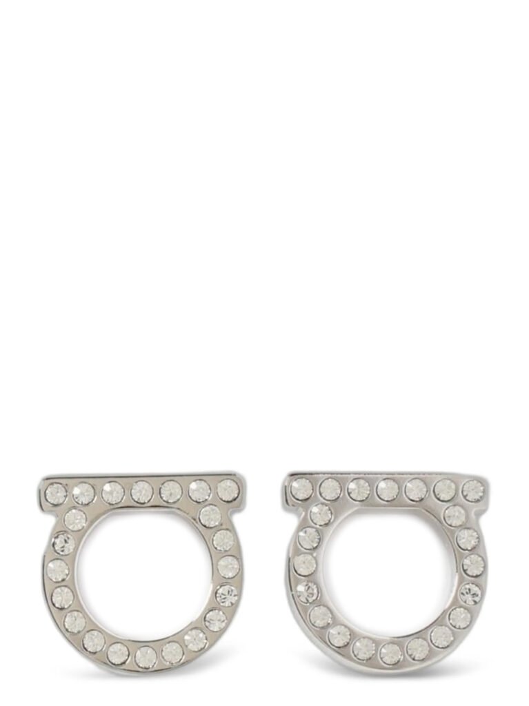 Ferragamo Silver Brass Earrings